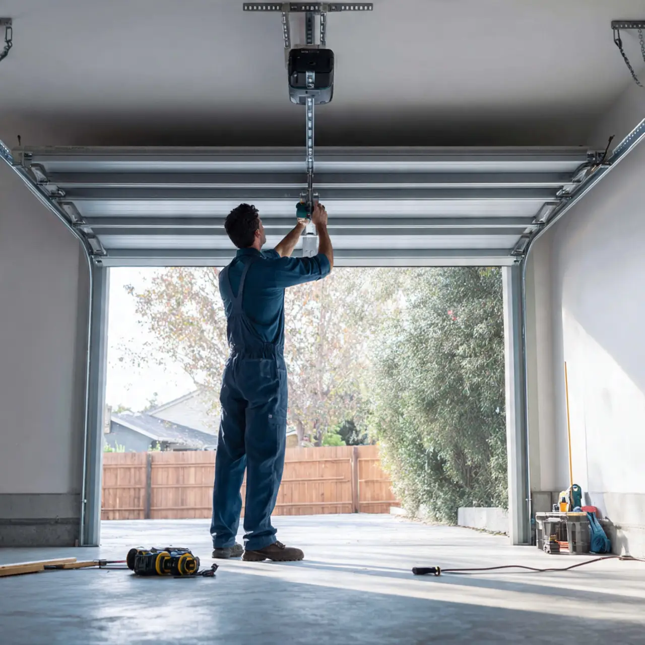 Garage door opener service